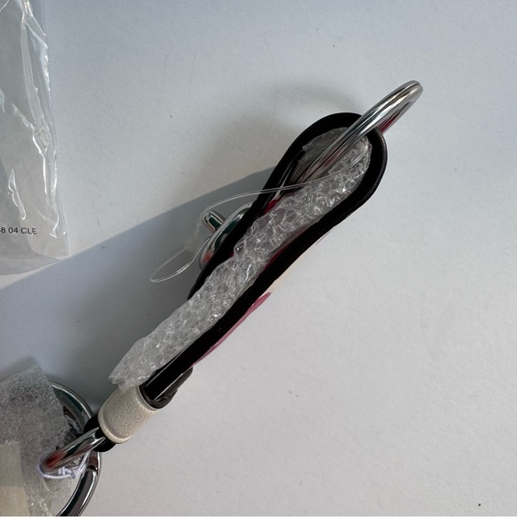 Coach CZ088 Cherry Print Trigger Snap Bag Charm Key Fob Keychain NWT - Picture 8 of 13